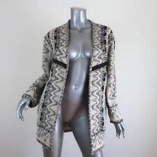 IRO Jacket Rhode Cream/Multicolor Jacquard Tweed Size 34 Open Front til salgs  Frakt til Norway