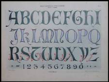 Art nouveau alphabet d'occasion  Expédié en Belgium