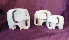 Porcelain elephant family for sale  Shipping to Ireland