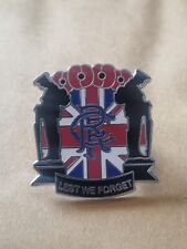 Rangers poppy badge for sale  OLDHAM