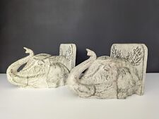 Elephant bookends stone for sale  WAKEFIELD