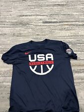 Camisa Nike Dri Fit EUA Basquete Warm Up Team Issue Tamanho Grande G Azul comprar usado  Enviando para Brazil