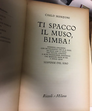 Carlo manzoni spacco usato  Gorizia