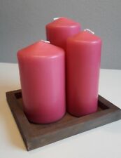 Kerzen pink blockkerzen gebraucht kaufen  Mainz-Kastel
