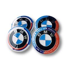 Käytetty, BMW 4x 68mm Hub Cover Wheel Hubcaps Auto Parts Accessories Car Center Caps 50th myynnissä  Leverans till Finland