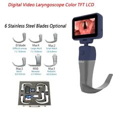 Usado, Vídeo digital laringoscópio colorido TFT LCD lâminas esterilizáveis reutilizáveis opcionais comprar usado  Enviando para Brazil