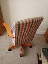 Wooden office chair for sale  SHERBORNE