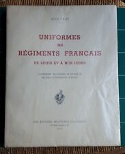 Uniformes regiments louis d'occasion  Reims