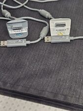 Lote de 2 cabos de carregamento USB Microsoft Xbox 360 fabricante de equipamento original branco/cinza mix 9 pés de comprimento, usado comprar usado  Enviando para Brazil