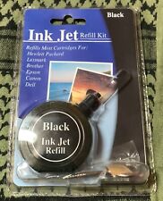 Refill Black Ink KitS (2) for Hp Inkjet Cartridge -MAY BE EXPIRED DATAPRODUCTS for sale  Shipping to South Africa