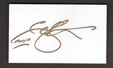 IAN WHYTE - `THE MOUNTAIN ` - GAME OF THRONES -  HAND SIGNED 5X3 WHITE CARD for sale  Shipping to South Africa