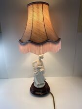 Vintage capodimonte lamp for sale  LAUNCESTON