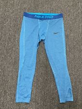 Used, NIKE PRO Dri Fit Size 2XLT Men's Blue Compression Tights for sale  Shipping to South Africa