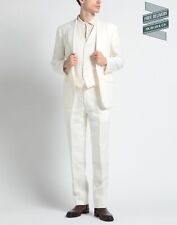 RRP€750 BROOKS BROTHERS REGENT Baird McNutt Linen 3 Piece Suit US42 EU54 XL  for sale  Shipping to South Africa