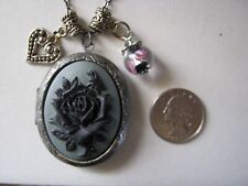 Locket necklace rose for sale  Twentynine Palms
