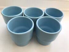 Poole Pottery Egg Cup x 5 - Blue - Vintage for sale  Shipping to South Africa