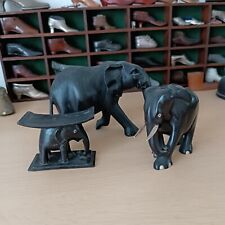 Collection elephant wooden for sale  ASHBOURNE