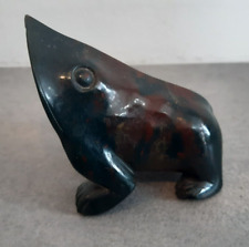 Vintage Ethnic Frog Ornament Soapstone / Serpentine for sale  Shipping to South Africa