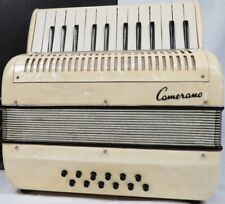 Camerano Piano Accordion 25-Key 12-Bass 105/104 Cream Pearl Made Italy Vintage for sale  Shipping to South Africa
