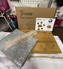 Prateleira de cabeceira de bambu Tirrinia mesa e organizador de feltro novo na caixa , usado comprar usado  Enviando para Brazil