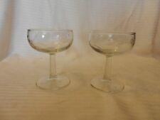 Pair clear glass for sale  Edgewood