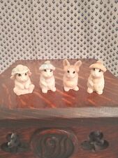 rabbit ornament white for sale  WHITCHURCH