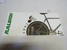 Hoja de catálogo bicicleta antigua ciclo publicitario Raleigh Francia 1992 segunda mano  Embacar hacia Argentina