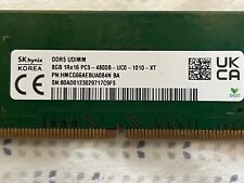 Dois módulos de memória DDR5 UDIMM - Hynix HMCG66AEBUA084N - 2 x (8GB 1Rx16 PC5-4800) comprar usado  Enviando para Brazil