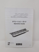 Guía de Operación del Sintetizador de Música Korg X50 Genuino * JAPONÉS ** ENVÍO GRATUITO, usado segunda mano  Embacar hacia Argentina