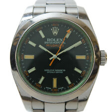 Reloj automático ROLEX Milgauss 116400GV acero inoxidable negro segunda mano  Embacar hacia Argentina