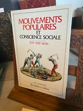 Mouvements populaires et conscience sociale - colloque - Maloine 1985 d'occasion  Margny-lès-Compiègne