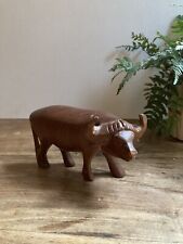 Wooden cow figurine for sale  MELTON MOWBRAY