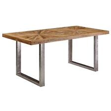 Gebraucht, WOHNLING Esstisch 200 x 100cm Esszimmertisch Natur Küchentisch Holz Massiv Tisch gebraucht kaufen  Amberg