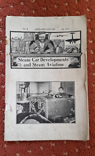 Booklet steam car for sale  NORTHWOOD