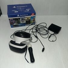 Pacote de fone de ouvido realidade virtual Sony PlayStation 4 PS4 PS VR V2 CUH-ZVR2 como está comprar usado  Enviando para Brazil