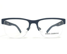 Monturas de gafas Dolce & Gabbana DG 1272 1273 medio borde azul mate 53-18-145 segunda mano  Embacar hacia Mexico