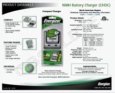 Carregador de parede Energizer E2 bateria recarregável compacto AA/AAA NiMH/NiCD 100-240v comprar usado  Enviando para Brazil