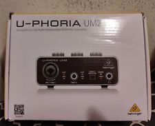 Interface de áudio USB Behringer U-Phoria UM2 caixa aberta. Não usado. Com caixa e pkging comprar usado  Enviando para Brazil