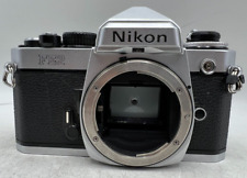 Usado, Corpo da câmera de filme Nikon FE2 35mm SLR - Obturador prata titânio - Testado *LEIA* comprar usado  Enviando para Brazil