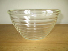 BEEHIVE Glass Pudding Basin Bowl Pyrex Style Ribbed Phoenix VINTAGE 2 Pint size for sale  Shipping to South Africa
