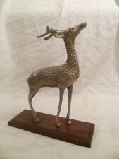 Statuette cerf metal d'occasion  Peymeinade