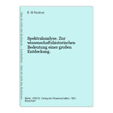 Spektralanalyse zur wissenscha gebraucht kaufen  Berlin