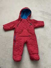 Ted Baker Baby Boys Red Snow Pram Suit Jacket Coat Rain Winter Age 3-6 Months, used for sale  Shipping to South Africa