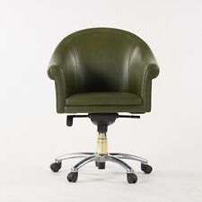 Silla de escritorio de oficina Sinan de cuero verde Shultrona Frau Luca Scacchetti disponible segunda mano  Embacar hacia Argentina