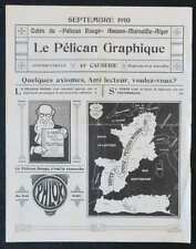 1910 catalogue pelican d'occasion  Expédié en Belgium