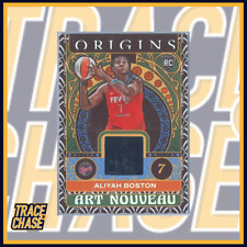 2023 Panini WNBA Origins Basquete Aliyah Boston Art Nouveau Patch RC (C) comprar usado  Enviando para Brazil