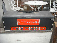 Simms watts ap100 for sale  BRISTOL