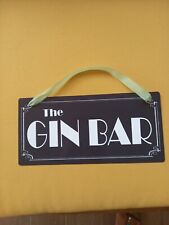 Gin bar sign for sale  TROWBRIDGE