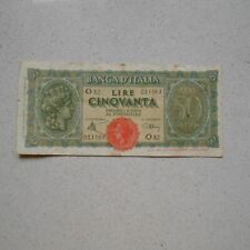 50 lire 1943 usato  Zermeghedo