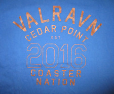 Valravn Cedro Punto Camiseta Diversiones Parque 2016 Rodillo Posavasos Nation S, usado comprar usado  Enviando para Brazil
